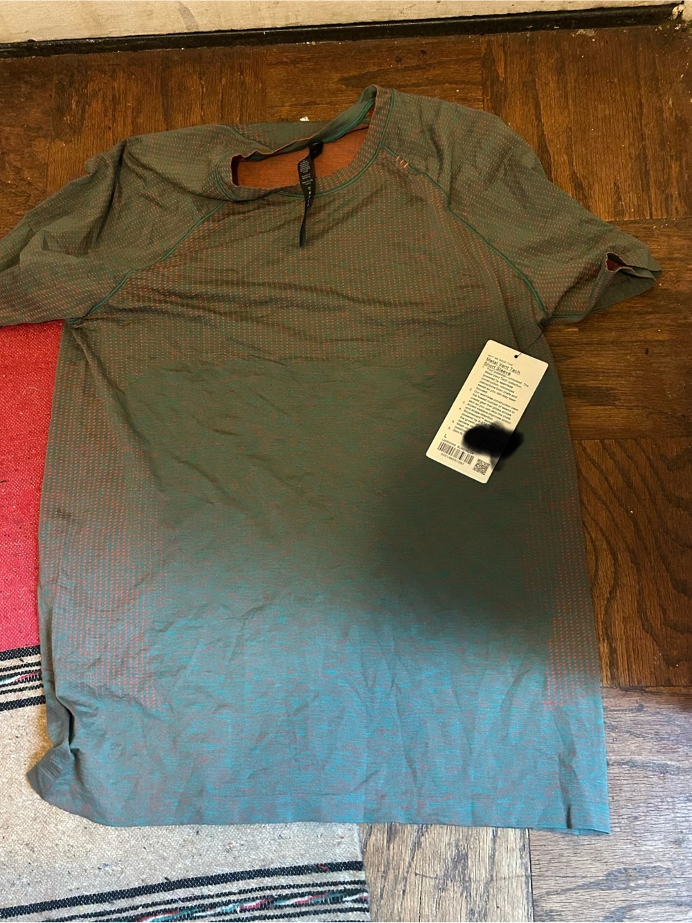 Lululemon Metal Vent Tech Short Sleeve Tee SLRO/MLGR T-Shirt, Size Large New
